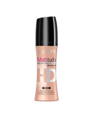 ASTOR MATTITUDE HD 16H SPF 22 MAQUILLAJE MATIFICANTE