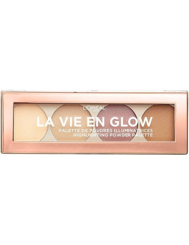 PALETA ILUMINADORA L'OREAL LA VIE EN GLOW 01 WARM GLOW