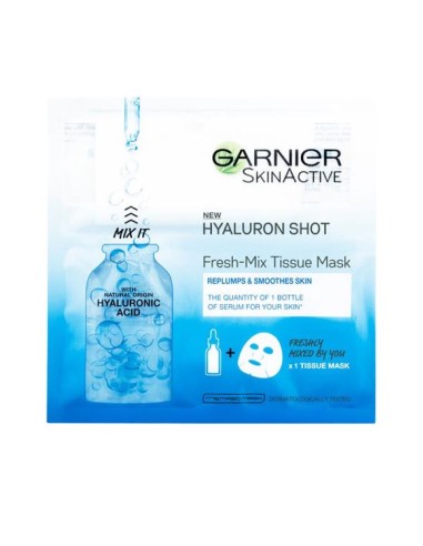 MASCARILLA FACIAL GARNIER HYALURON SHOT (MIX IT) 33G