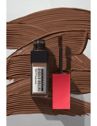 Maybelline New York Tattoo Brow Gel, Cejas Rellenas, Tono 257 Medium Brown