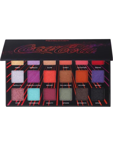 PALETA DE SOMBRAS REVOLUTION FT. COCA COLA