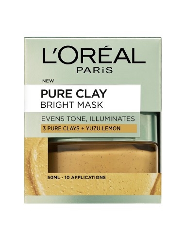 L'Oréal PURE CLAY mascarilla Arcilla+limon 50ml